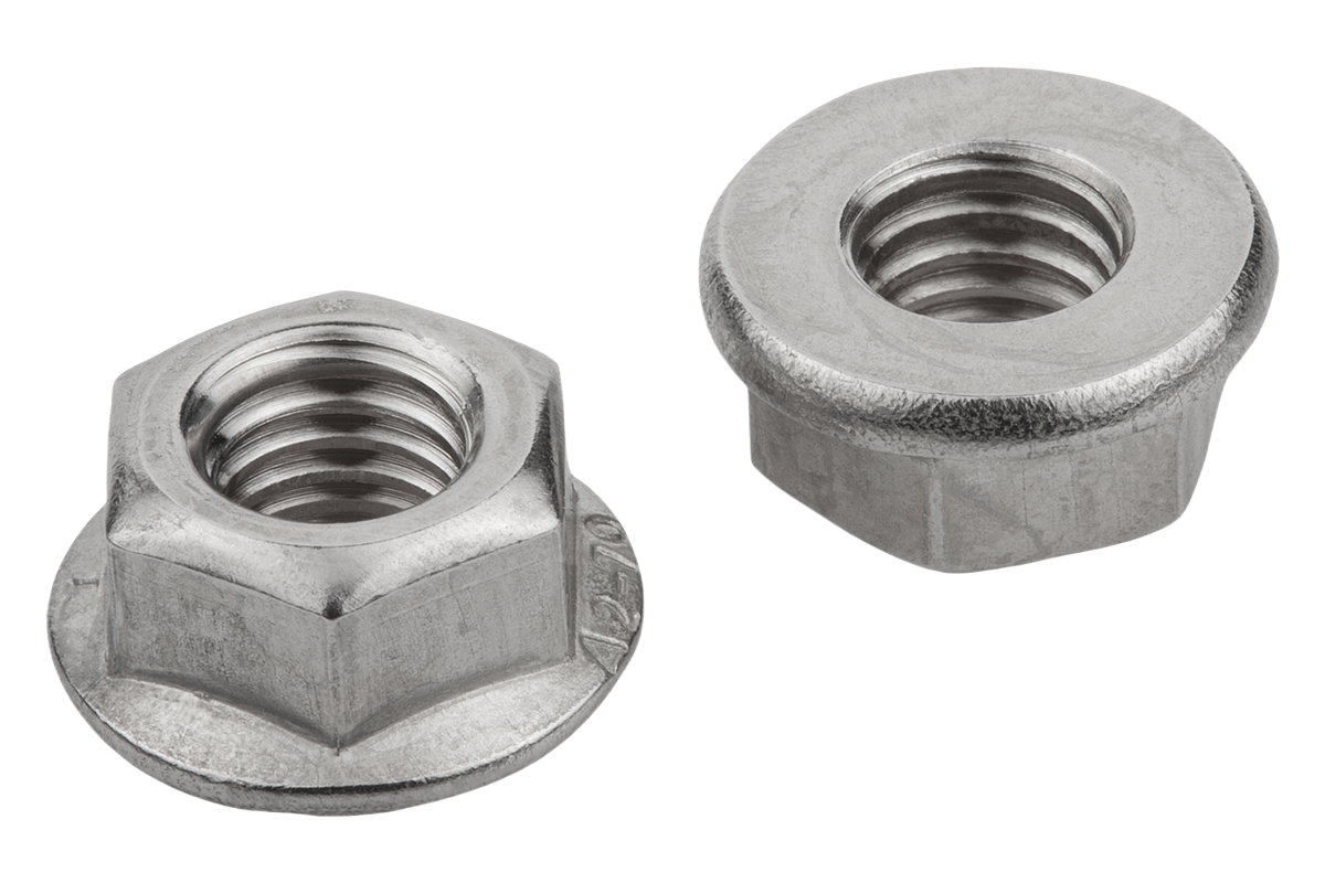 Flanş M12 ile Altıgen Somunlar, EN 1661 DIN 6923 / GB / T 6177.1